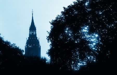 London sunrise with Big Benの写真素材