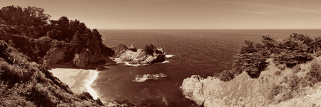 Seascape in Big Sur in California.の写真素材