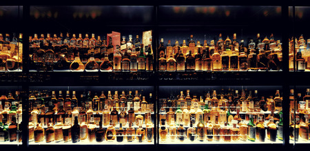 Scottish Whisky collection in Edinburgh.のeditorial素材