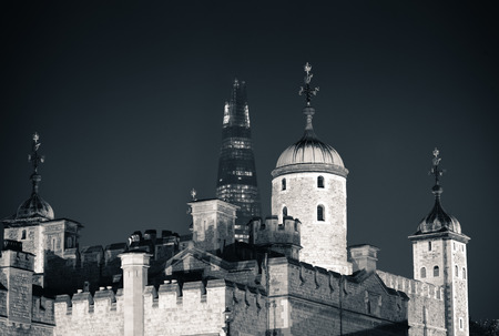 Historical building London Tower as the famous landmark in UK
