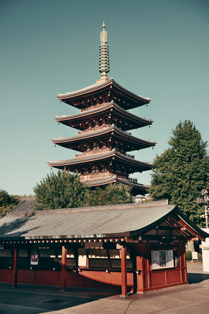 Sensoji Temple in Tokyo Japan.のeditorial素材