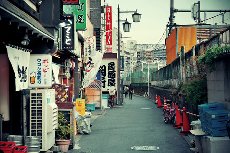 TOKYO, JAPAN - MAY 13: Street view on May 13, 2013 in Tokyo. Tokyo is the capital of Japan and the...