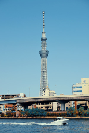 TOKYO, JAPAN - MAY 15: Skytree as the city landmark on May 15, 2013 in Tokyo. Tokyo is the capital...