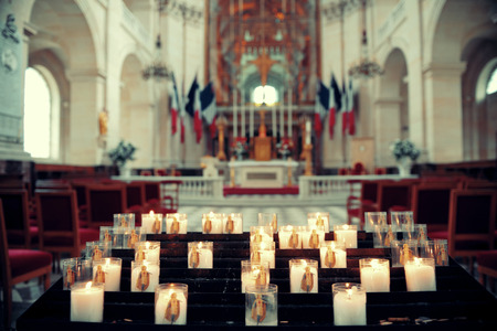 PARIS - MAY 13: Saint Louis des Invalides chapel interior on MAY 13, 2015 in Paris. It is the the burial site for France's war heroes including Napoleon Bonaparte.のeditorial素材