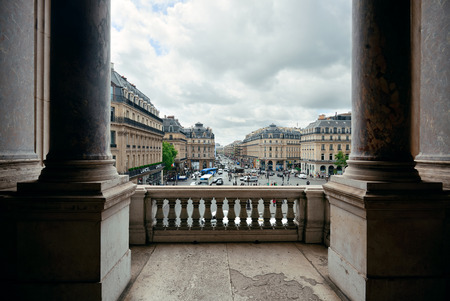 PARIS, FRANCE - MAY 13: Street view on May 13, 2015 in Paris. With the population of 2M, Paris is the capital and most-populous city of Franceのeditorial素材