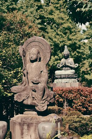Buddha statue in Sensoji Temple, Tokyo, Japan.の写真素材