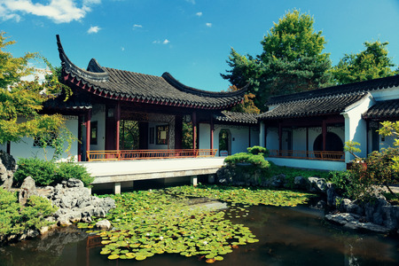 Sun Yat-Sen Garden in Vancouver, Canadaのeditorial素材