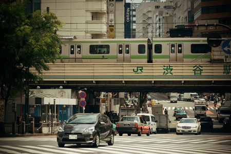 TOKYO, JAPAN - MAY 13: Street view on May 13, 2013 in Tokyo. Tokyo is the capital of Japan and the...