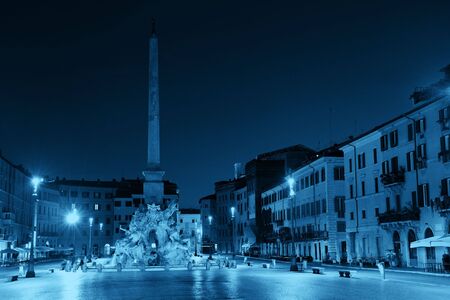 Piazza Navona in Rome, Italy.のeditorial素材