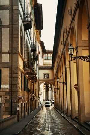 Street view in Florence, Italyのeditorial素材