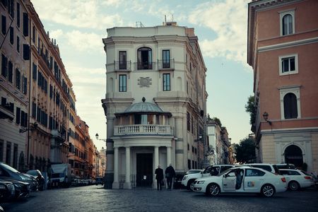 ROME - MAY 12: Street view on May 12, 2016 in Rome, Italy. Rome ranked 14th in the world, and 1st the most popular tourism attraction in Italy.のeditorial素材