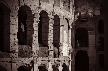Colosseum closeup in Rome Italyの写真素材