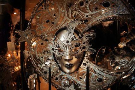 Beautiful and elegant mask in Venice, Italy.のeditorial素材