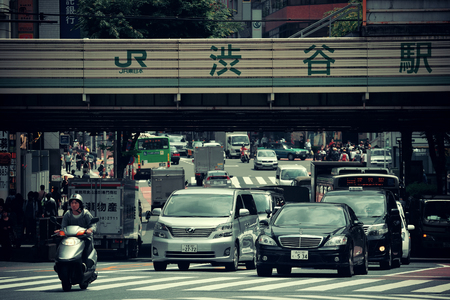 TOKYO, JAPAN - MAY 13: Street view on May 13, 2013 in Tokyo. Tokyo is the capital of Japan and the most populous metropolitan area in the worldのeditorial素材