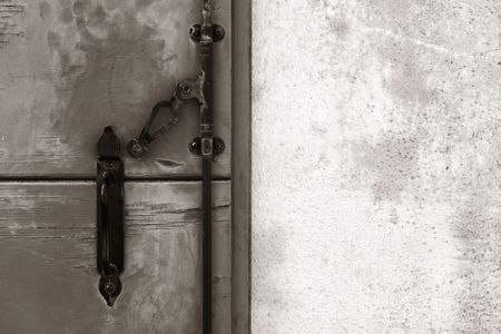Burano window closeup view black and white. Venice, Italy.の写真素材