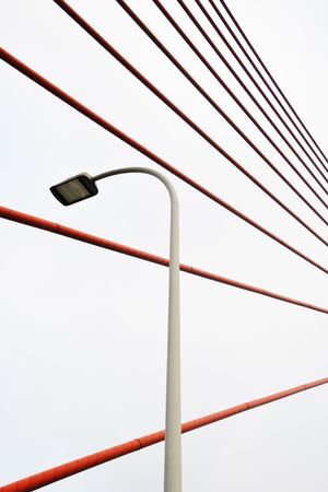 Bridge and city urban architecture in Chongqing, China.の写真素材