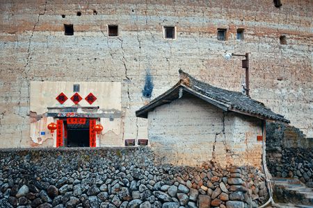 FUJIAN, CHINA â MARCH 2, 2018: Tulou is the unique traditional rural dwelling of Hakka.のeditorial素材