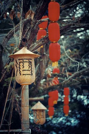 FUJIAN, CHINA â MARCH 2, 2018: Yunshuiyao old town by the river with watermil in Fujian, China.のeditorial素材