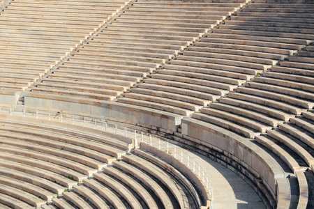 Panathenaic stadium in Athens, Greece.の写真素材