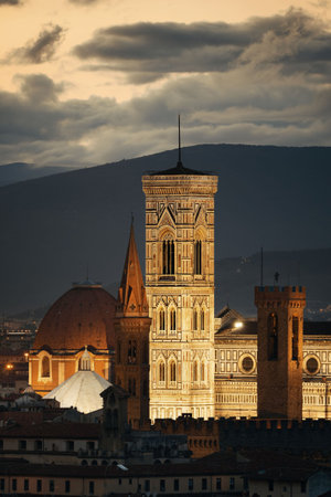 Duomo Santa Maria Del Fiore in Florence Italy.の写真素材