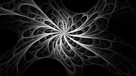 Abstract fractal texture background, Neural pattern texture art concept, Creative illustration design, Wallpaperの素材