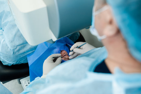 Laser eye surgery to reshape the front surface cornea of eyes for focus better. Laser vision...