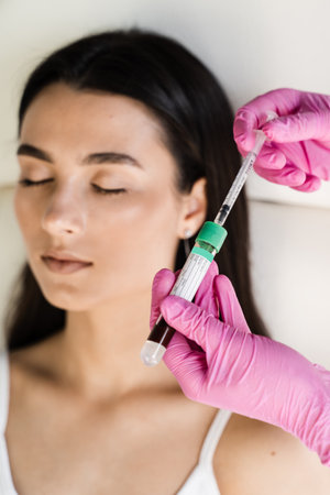 Platelet Rich Plasma PRP for improves skin volume and texture, reduces flaccidity and fine wrinkles....