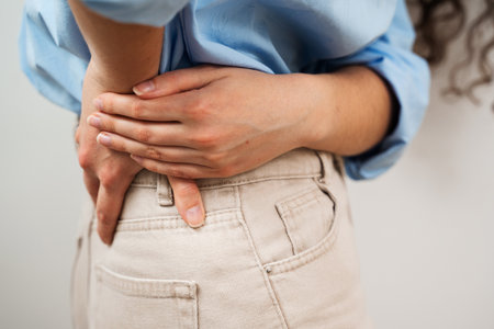 Woman with pelvic inflammatory disease. PID infection of one or more of the upper reproductive...