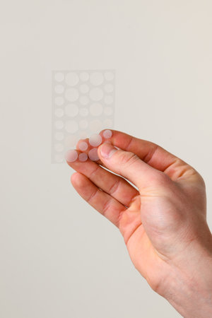 Acne pimple patch effective bandage to clean your face from open and closed pimples. Acne pimple...