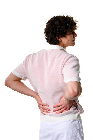 Painful osteochondrosis of the transverse spine. Feeling muscular tension and neck stiffness....