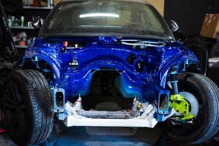 Drift Car Chassis Build - Custom Painted and Stripped Drift Project in Progress. Project drift car...