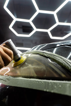 Headlight polishing with an abrasive pad. Restoring foggy headlight using a precision polishing tool...