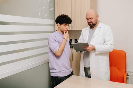 Patient consults urologist regarding urinary problems and medical history