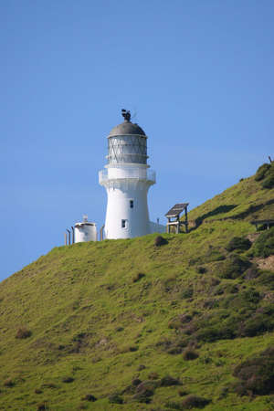 The lighthouse at the top of New Zealandの写真素材