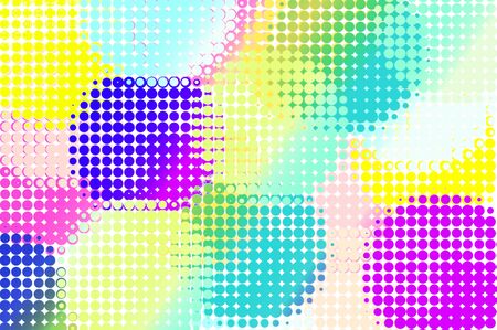 Circle of many colorful and beautiful.の写真素材