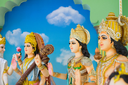 Gods of Hinduism, worshiped by the Indians and people around the world.の写真素材