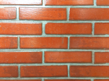 Beautiful orange brick background.