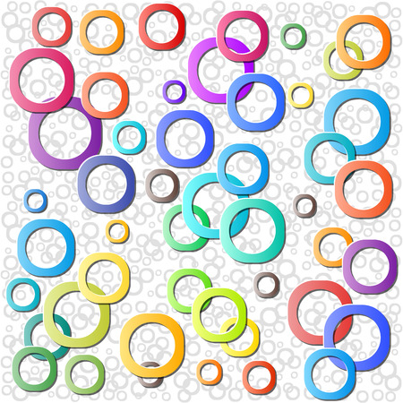 vectors circle abstract backgroundのイラスト素材