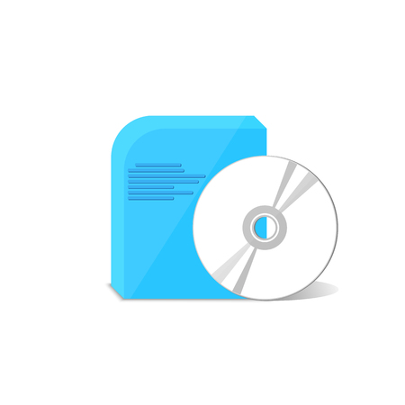 vectors object DVD programのイラスト素材