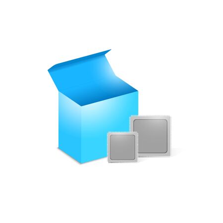 vectors object box cpuのイラスト素材