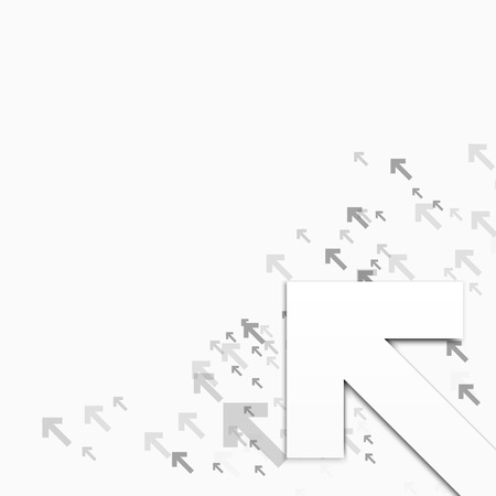 vector background abstract gray arrowsのイラスト素材