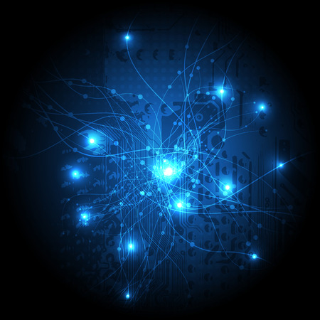 abstract background technology illustration communicationのイラスト素材