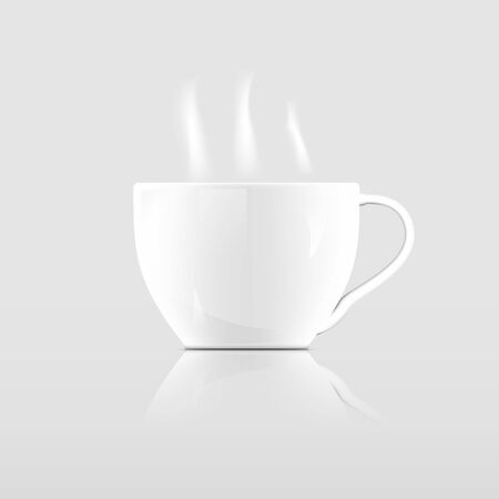 vectors object ceramic cup drink isolatedのイラスト素材