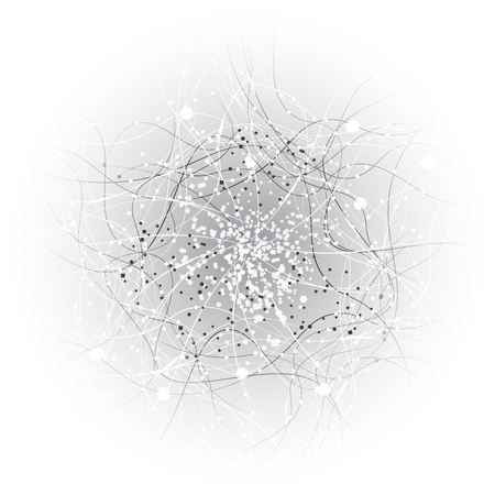 vector background abstract technology communication data Scienceのイラスト素材