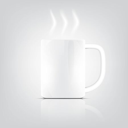 vectors object ceramic cup drink isolatedのイラスト素材