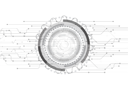 Abstract technology communication design.のイラスト素材