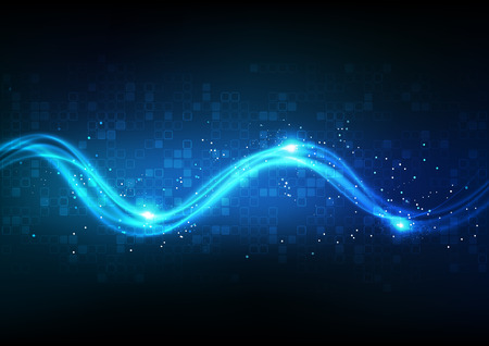 vector background abstract technology communication data Scienceのイラスト素材
