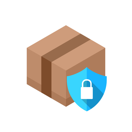 vector technology illustration communication data security flatのイラスト素材