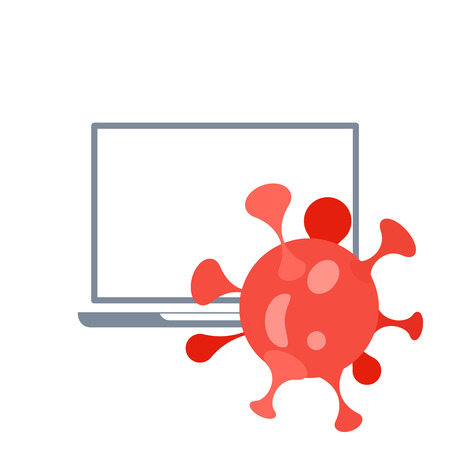 vector technology illustration communication data security flatのイラスト素材