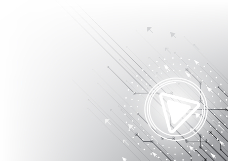vector abstract background technology electronic illustration communication dataのイラスト素材